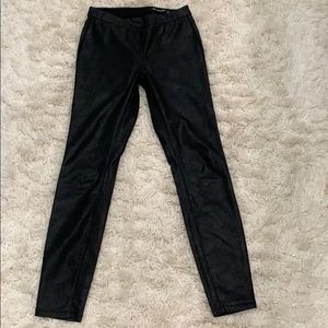 Blank NYC Black Leather Leggings
